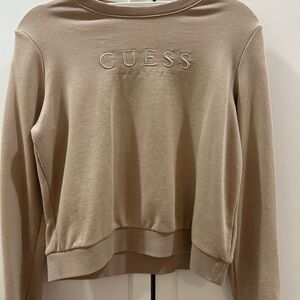 GUESS Women's Beige Sweatshirt